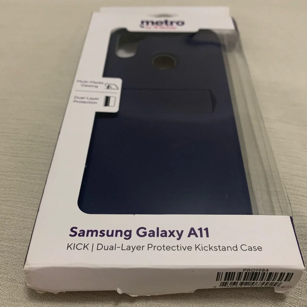 Samsung Galaxy A11 KICK | Dual-Layer Protective Kickstand Case Metro by T-Mobile